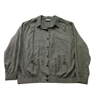 Alfred Dunner Vintage Button Up Jacket Size: 14P